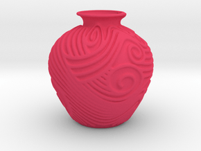 Vase 1029MR in Pink Smooth Versatile Plastic