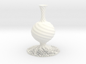 Vase 52123 in White Smooth Versatile Plastic