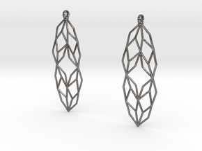 Lsys Earrings in Processed Stainless Steel 316L (BJT)