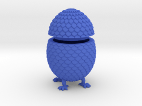 Dragon Egg Box in Blue Smooth Versatile Plastic