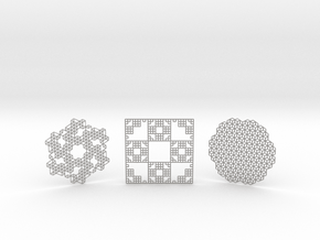 3 Geometric Coasters in Accura Xtreme