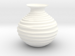 Vase 3723 in White Smooth Versatile Plastic