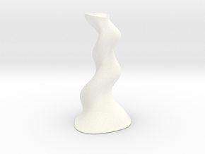 Vase 2100V in White Smooth Versatile Plastic
