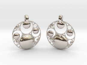 Apo Earrings in Platinum