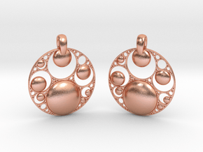 Apo Earrings in Natural Copper