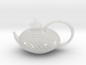 Decorative Teapot in Clear Ultra Fine Detail Plastic