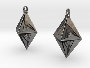 PsDode Earrings in Processed Stainless Steel 316L (BJT)