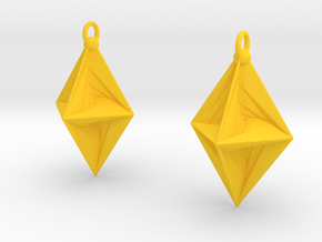 PsDode Earrings in Yellow Smooth Versatile Plastic