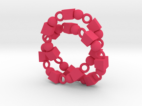 3p Knot in Pink Smooth Versatile Plastic