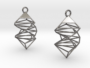Earrings in Processed Stainless Steel 316L (BJT)