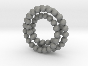 Pearled Knot in Gray PA12 Glass Beads