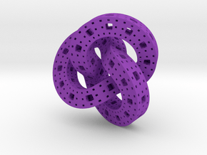 Menger Knot in Purple Smooth Versatile Plastic