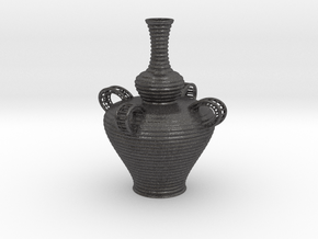 Vase RB1916 in Dark Gray PA12 Glass Beads
