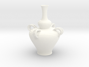 Vase RB1916 in White Smooth Versatile Plastic