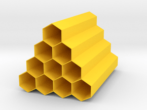 Hive Penholder in Yellow Smooth Versatile Plastic