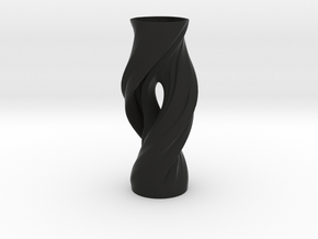 Vase FTV2238 in Black Smooth Versatile Plastic