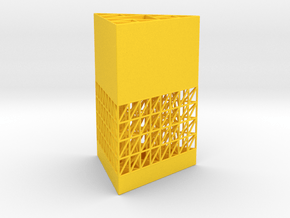 Sierpinski Penholder in Yellow Smooth Versatile Plastic
