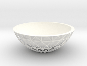 Root Bowl in White Smooth Versatile Plastic