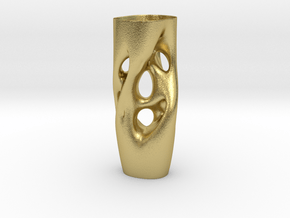 Vase 2125JV in Natural Brass (Interlocking Parts)