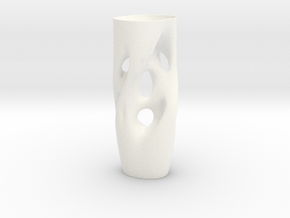 Vase 2125JV in White Smooth Versatile Plastic