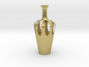 Vase 1155 in Natural Brass (Interlocking Parts)