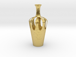 Vase 1155 in Polished Brass (Interlocking Parts)