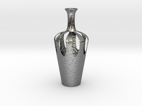 Vase 1155 in Polished Silver (Interlocking Parts)
