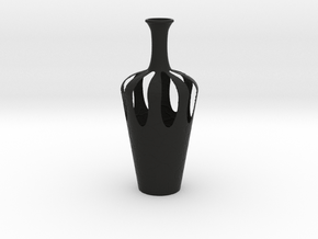 Vase 1155 in Black Smooth Versatile Plastic