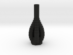 Vase 13443 in Black Smooth Versatile Plastic
