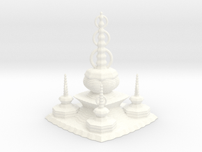 Pagoda in White Smooth Versatile Plastic