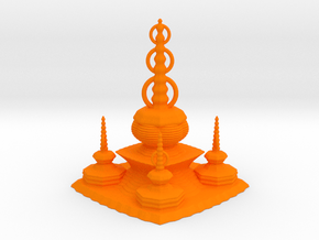 Pagoda in Orange Smooth Versatile Plastic
