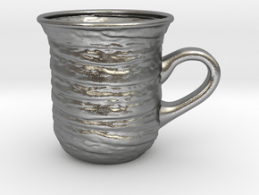 Decorative Mug in Natural Silver