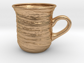 Decorative Mug in Natural Bronze