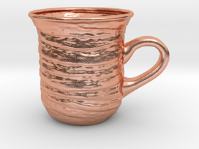 Decorative Mug in Natural Copper