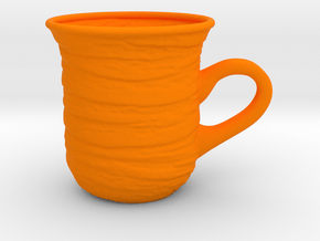 Decorative Mug in Orange Smooth Versatile Plastic