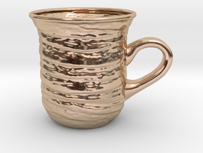 Decorative Mug in 9K Rose Gold 