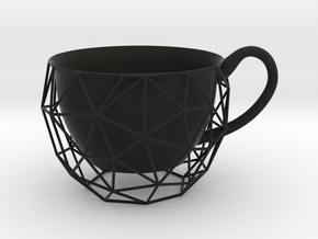 Decorative Mug in Black Smooth PA12