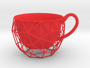 Decorative Mug in Red Smooth Versatile Plastic