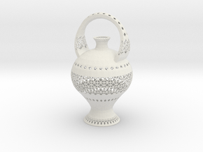 Vase 1427Bj in White Natural Versatile Plastic