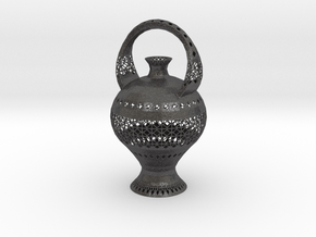 Vase 1427Bj in Dark Gray PA12 Glass Beads
