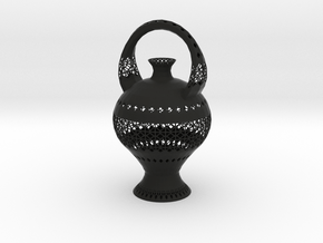 Vase 1427Bj in Black Smooth PA12