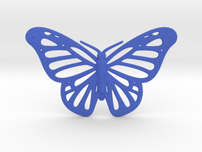 Butterfly Pendant in Blue Smooth Versatile Plastic