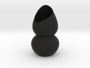 Vase Grt1256 in Black Smooth Versatile Plastic
