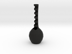 Vase 1012NS in Black Smooth PA12