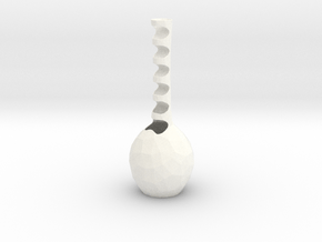Vase 1012NS in White Smooth Versatile Plastic