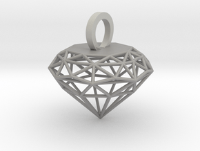 Wire Diamond Pendant in Accura Xtreme
