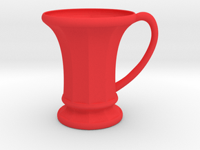 Decorative Mug in Red Smooth Versatile Plastic