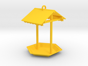 Birdfeeder in Yellow Smooth Versatile Plastic