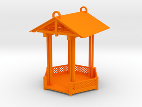 Birdfeeder in Orange Smooth Versatile Plastic