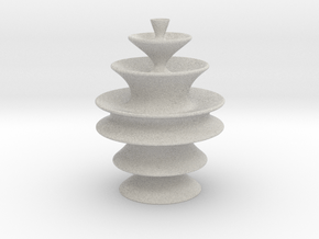 Vase T021 Redux in Natural Full Color Sandstone